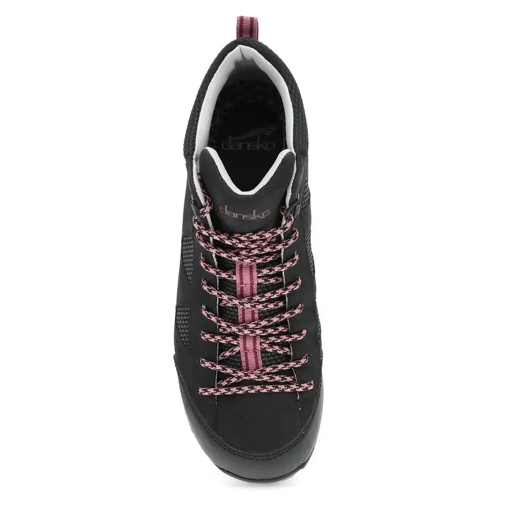NEW DANSKO women's perrin hiking boots in black milled - Picture 5 of 8